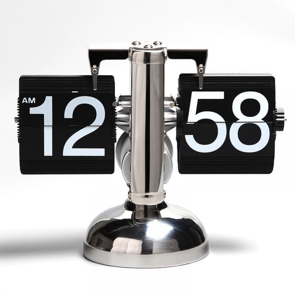 SAYTAY Retro Digital Flip Down Ur - Internt Gearbetjent - Sort - 1