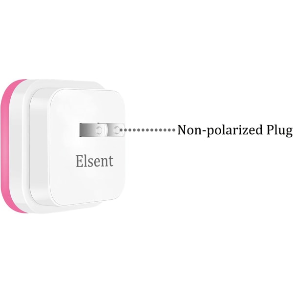 [ Pakke med 4 ] Rød nattelys, stikkontakt LED væglampe med skumring til daggry sensor, automatisk tænd/sluk - perfekt til soveværelse, børn og børneværelse