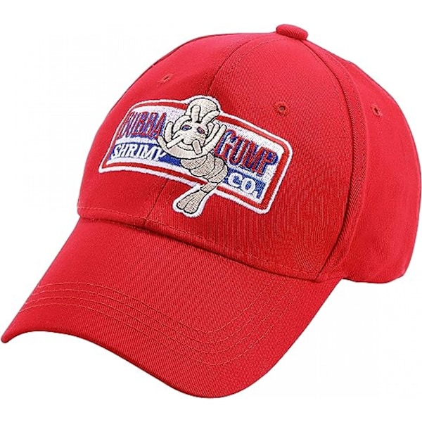Rekehatt for menn, justerbar Forrest brodert Gump lue Baseball Cap, voksen pappa lue Halloween Cosplay kostyme Mesh Back