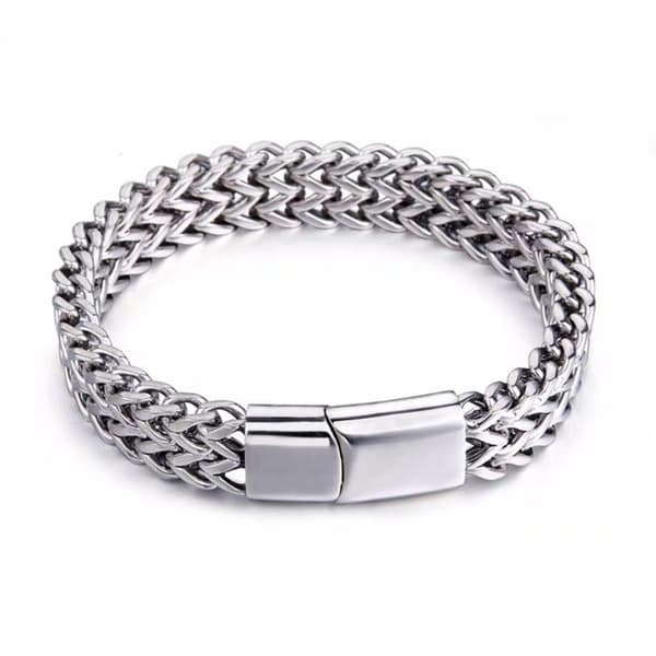 Armband med länkkedja i rostfritt stål för män