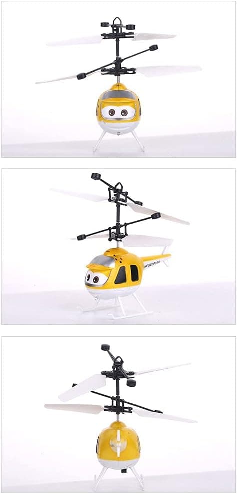 Fjärrstyrd Mini RC Helikopter RC Flygplan Elektriskt RC Flygplan Flygplansmodell Smart Sensor Krockbeständig Pojkflicka Leksak Flygplan Presenter Red