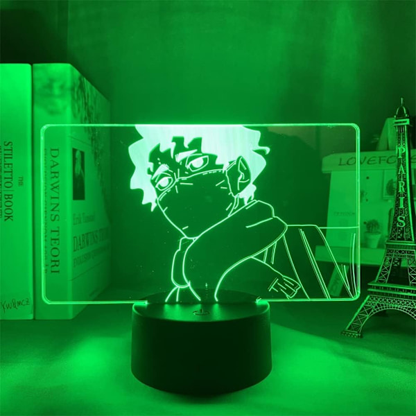 3D Illusionslampe Anime Kiyoomi Sakusa Akryl nattlys 7/16 fargeendring med fjernkontroll Barnerom dekor USB bordlampe Høytidsgave