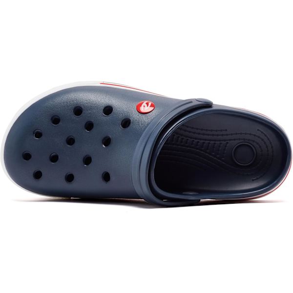 Unisex trädgårdsträskor skor tofflor sandaler för män och kvinnor Navy 9.75inch 13 Women/12 Men