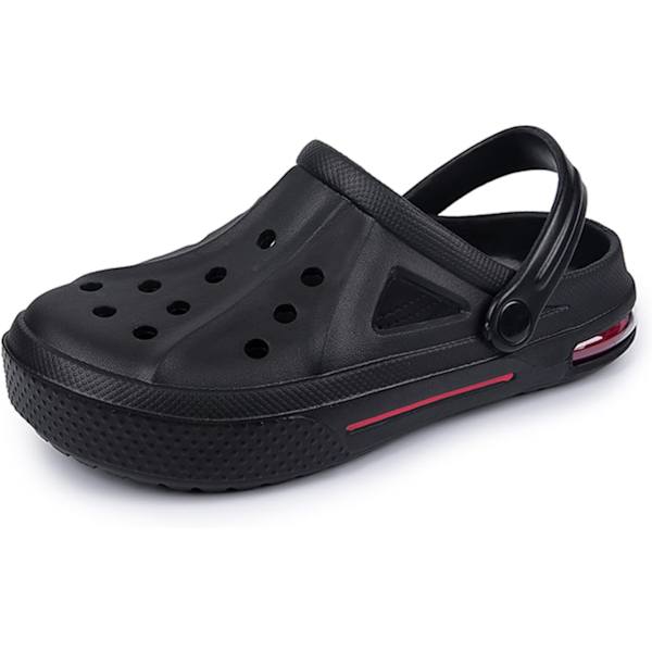 Kvinders Have Clogs Sko Casual Slippers Strand Sandaler Anti-Slip Pool Vandsko Hjemmesko Sommer Fodtøj Black 9inch 7 Women/6 Men