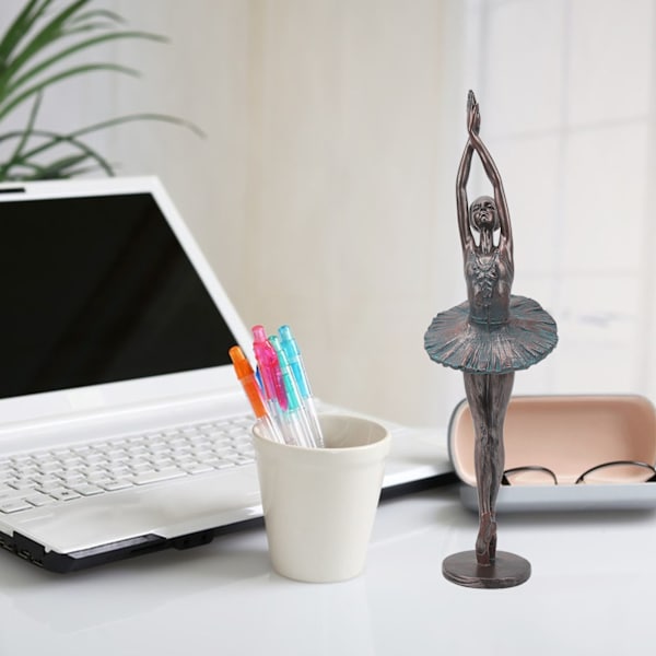 Ballerina flicka figurer harts balettdansare staty skulptur konst hantverk hem rum dekoration skrivbord bords prydnad
