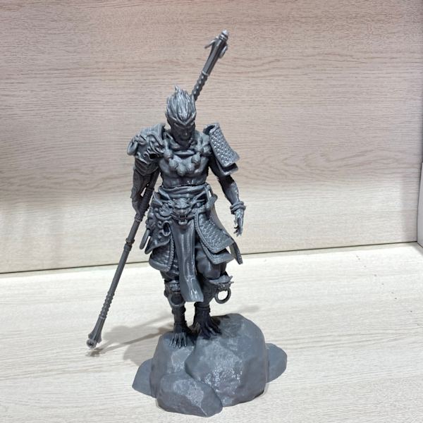 Spil Black Myth Wukong Monkey King Håndlavet Ornament Legetøj Grey