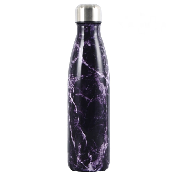 Stainless Steel Thermos Cup Outdoor Sports Pot Coke Bottle Thermos Cup Jade Purple