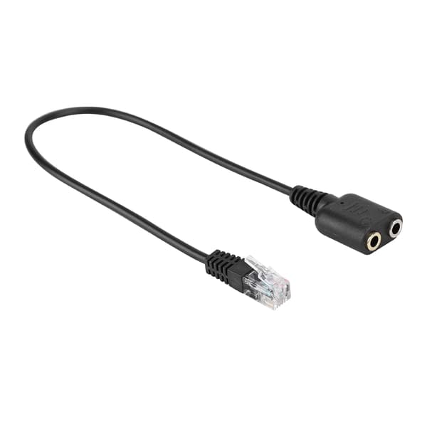 Dobbelt 3,5 mm Jack til RJ9/RJ10 Telefon Headset Kabel til Cisco Office Adapter Stik Kabel