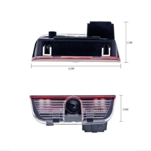 Passat Sagitar Golf Touran Scirocco Hui Ang Touareg CC dörrprojektorlampor (2-pack)