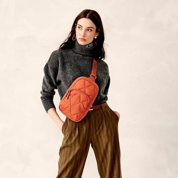 Nylon Lorman Sling Rygsæk orange red