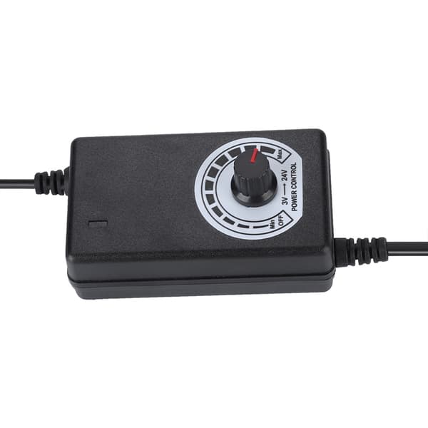 24W 3-24V Strømforsyningsladeradapter med LED-display Spenningsregulering-DC5.5*2.5mm