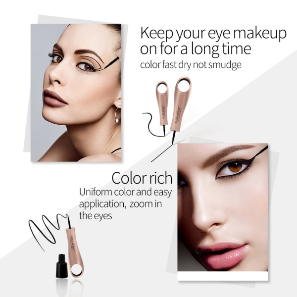 Vattentät flytande eyeliner precision mikro ögonpenna snabb torkning långvarig makeup eyeliners
