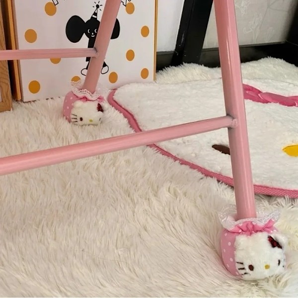 4 kpl Tuolin Jalan Suojuksia Söpöt Jakkarajalan Suojatyynyt Hiljaiset Liukumattomat Huonekalujen Pöydän Jalat Pehmoinen Päällinen Kodin Sisustus pink and white