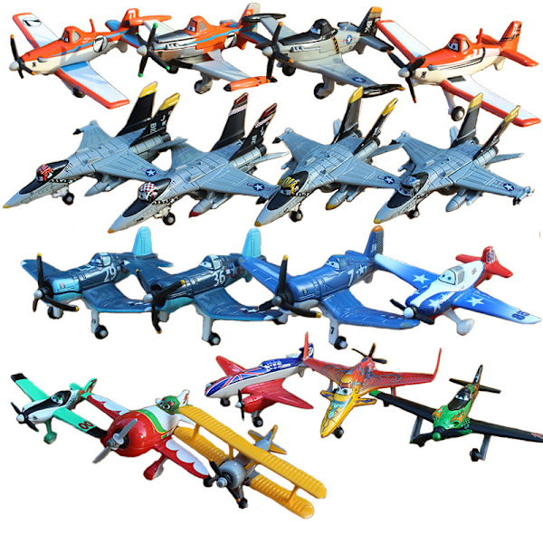 Alloy Aircraft Story Dust Dusty No. 7 Captain 5 No. 11 Fighter Lasten Lelumodellilahja (Kapteeni No. 29)