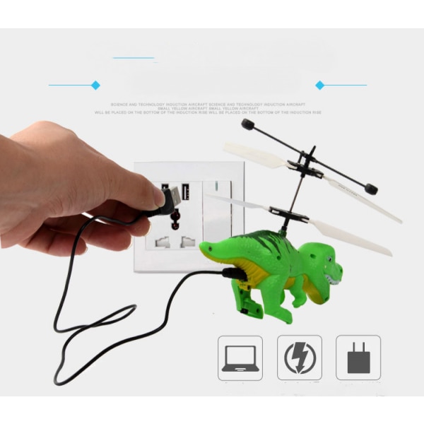 Mini-helikopteri, sisätiloissa toimiva lentokone korkeudenpidolla, ladattava akku, kauko-ohjattava lelu lapsille ja aloittelijoille