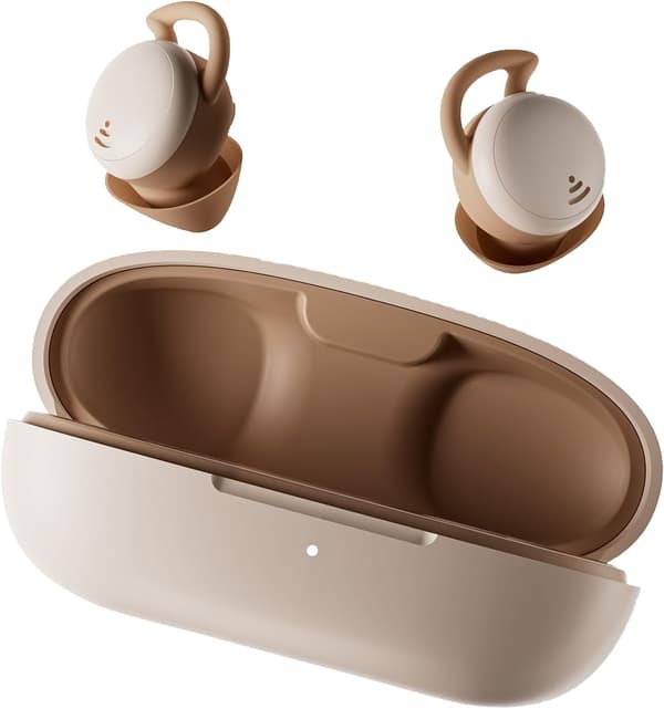 Sov-hörlurar Trådlösa Bluetooth 5.3 Sov-öronsnäckor för Sidosovare Brusreducerande Sov-hörlurar Öronproppar för Sidosovare 6H Spela Brown