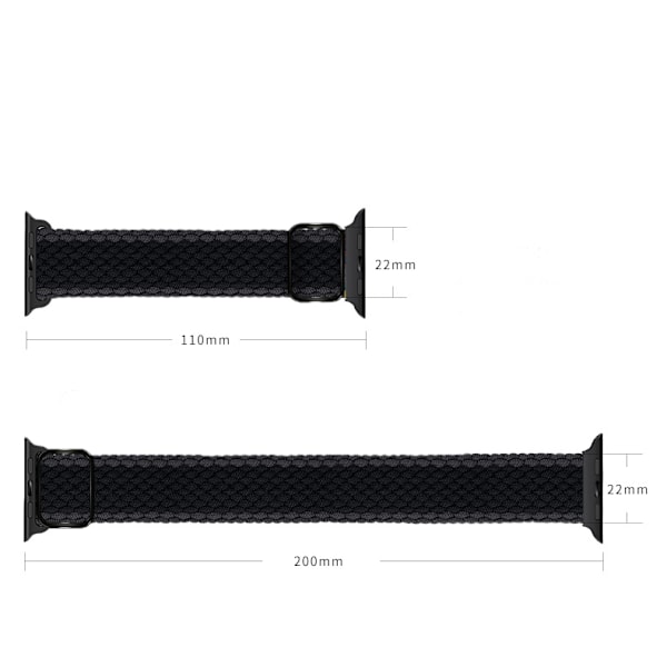 Sopii Apple Watch -rannekkeeseen AppleWatch1234567se Watch Band Nylon Woven Private Model iwatch7 Watch Band (38/40/41mm)