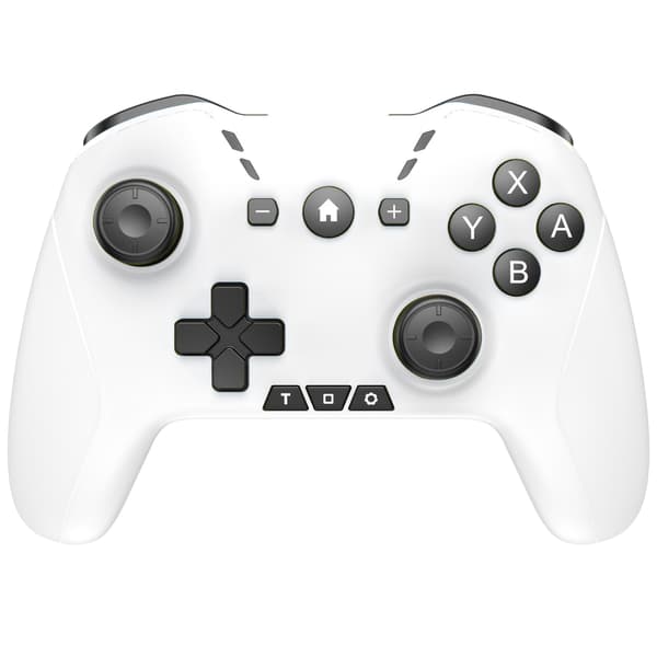 Til Nintendo Ns Switch Pro Håndtag Apple Computer Trådløs Bluetooth Mobiltelefon 2.4G Spilhåndtag White