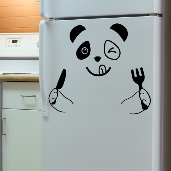 Söpö Panda Expression -seinätarrat Seinätarrat Hauskat lastenhuoneen koristeelliset seinätarrat lastenhuoneeseen