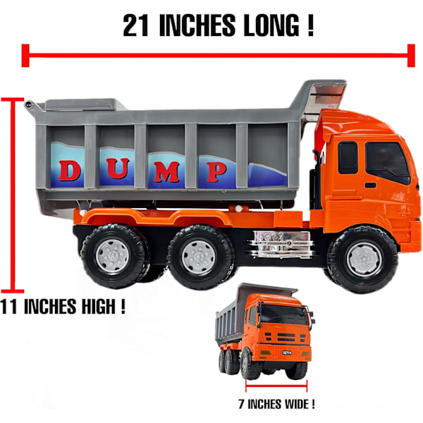 Big Daddy Extra Large Dump Truck with Dump Lever Huge Toy Truck