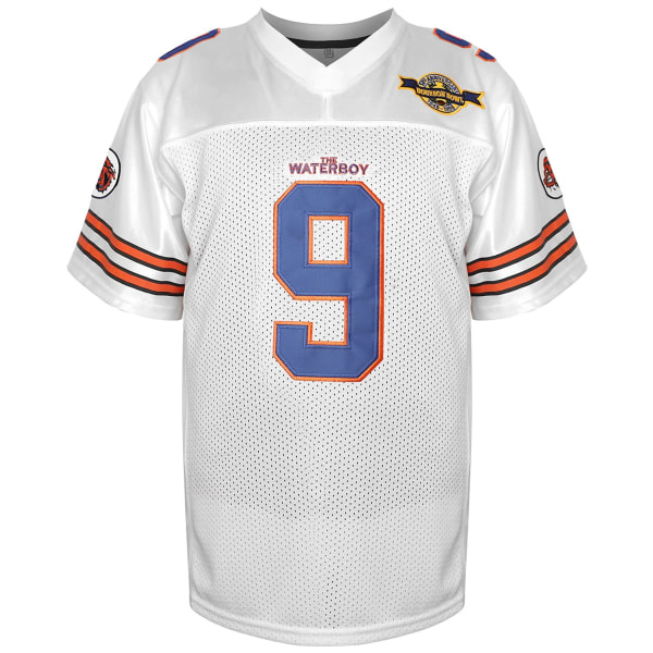 Boucher #9 The Waterboy Adam Sandler Film Mud Dogs Bourbon Bowl Fodbold Jersey SportsT-Shirt Fans Gaver til Mænd Kvinder Ungdom，S