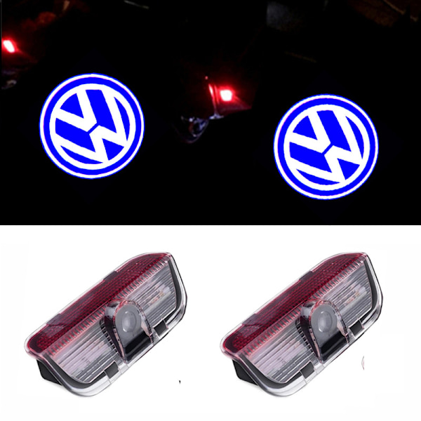 Passat Sagitar Golf Touran Scirocco Hui Ang Touareg CC dörrprojektorlampor (2-pack)