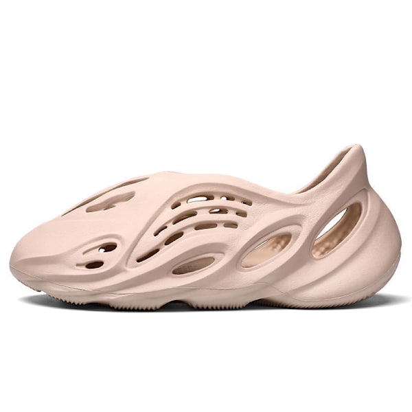 Unisex trädgårdsträskor skor kvinnor män sommar slide på sandaler-Beige(44/45 EU)