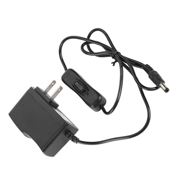 12V/1A strømadapter AC/DC strømforsyning strømadapter med bryter
