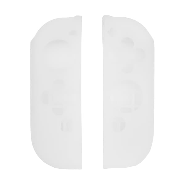 Skridsikkert silikone beskyttelsescover Gel Protector Case til Nintendo Switch Controller Hvid