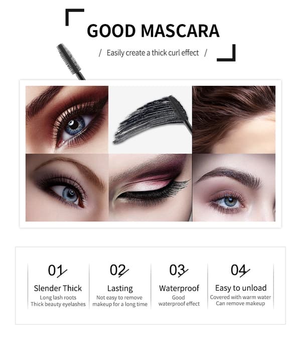 False Lash Effect Volumising Mascara, Musta