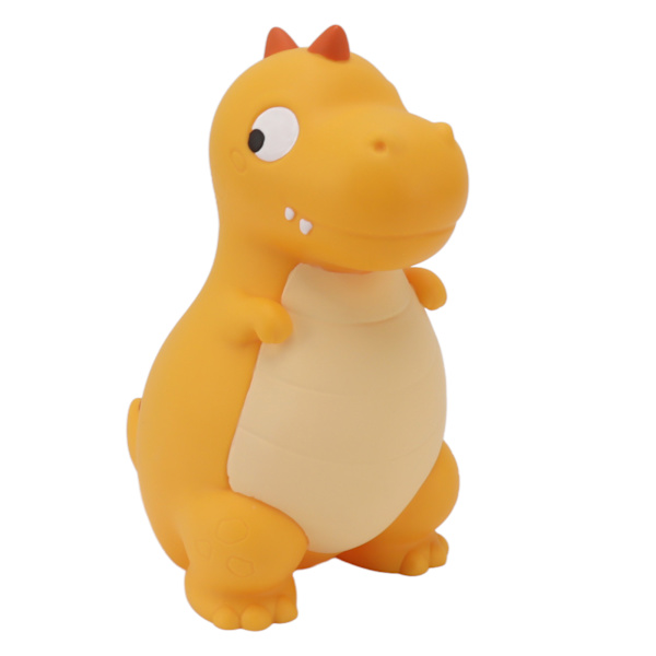 Dinosaurie Spargris Söt Cartoon Pengar Spara Box Fall Motstånd Pengar Mynt Bank Skrivbord Dekoration Pojkar Flickor Present Yellow Small