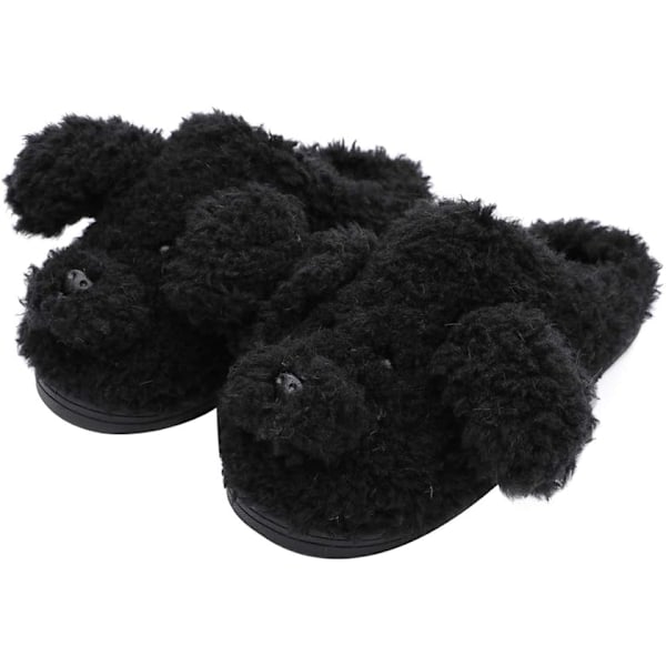 Söt Teddy Djurtofflor Damtofflor Varma Minnesskum Bomull Mysig Mjuk Fleece Plysch Hemtofflor Inomhus Utomhus