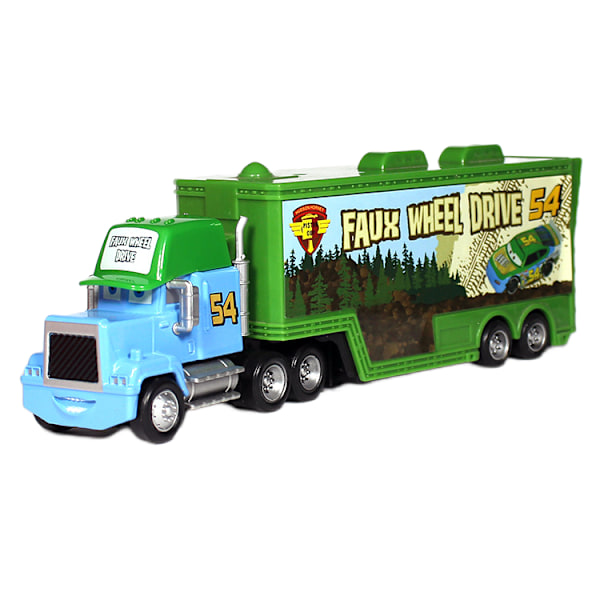 Bilar Story 3 Lightning McQueen 86 Roadmaster 36 Uncle McIntyre Alloy Container Truck Modell