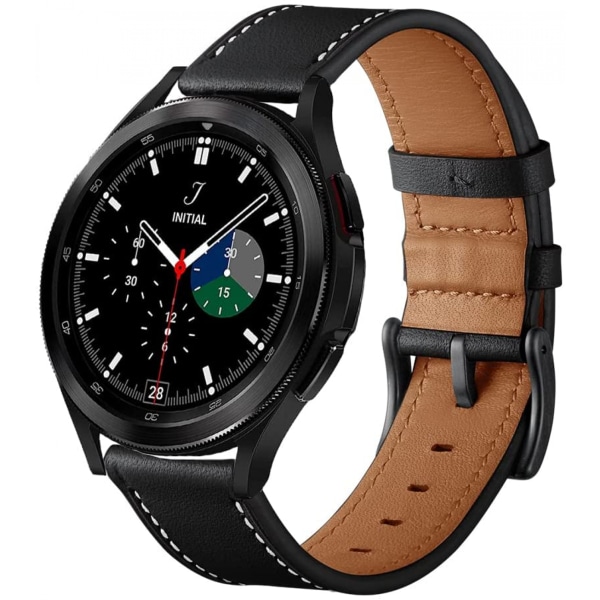 AVEKI Nahkainen ranneke yhteensopiva Samsung Galaxy Watch 3 45mm rannekkeiden kanssa/Galaxy Watch 46mm rannekkeiden kanssa/Gear S3 rannekkeiden kanssa, 22mm rannekoru hihna naisille miehille Galaxy Wat