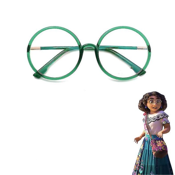 Encanto Mirabel Green Glasses Cosplay Accessoarer