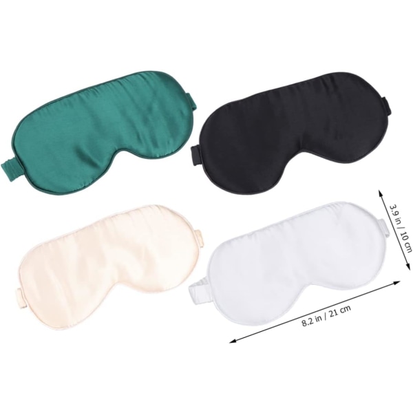 WJ 2st Sömnmask för män Silk Ögonmask Sömnmask Lyxig mjuk sömnmask Cover Ljusblockerande ögonskydd för Greenx2pcs 1x2pcs