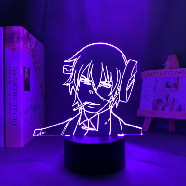 3D Lampe Anime Soul Eater Franken Stein for soveromsdekorasjon nattlys barn barnebursdagsgave Manga Soul Eater Led Lys