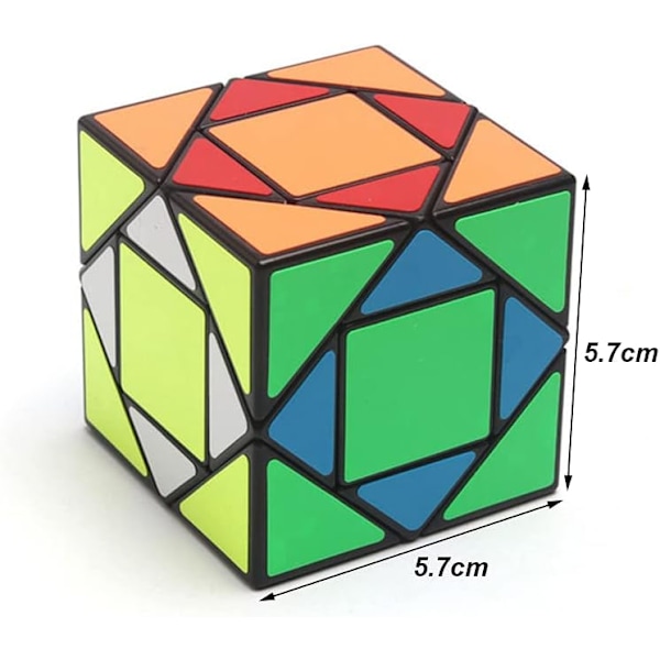 3x3 Hastighetskub, Smidig 3x3x3 Magisk Kub Pussel Leksaker, Hjärntränare