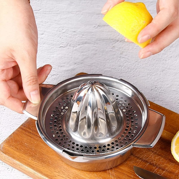 Rustfrit Stål Citrusappelsinjuicepresser Citron Lime Frugt Håndpresser Køkkenredskab