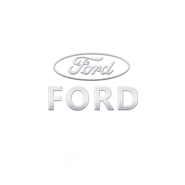 Auton metalliset autotarrat luovat auton logon koristetarrat - Ford ylä- ja alaosa vakiometalliset tarrat / 5 kpl