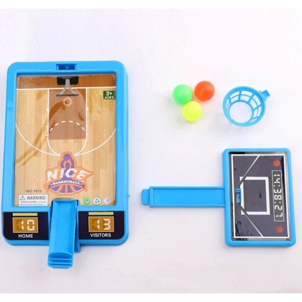 2-pack Basketbollspel Leksaker, Kontorsbord Basketboll för Vuxna för att Minska Stress, Basketboll Present Idé, Klassrums Priser för Barn Pojkar Flickor