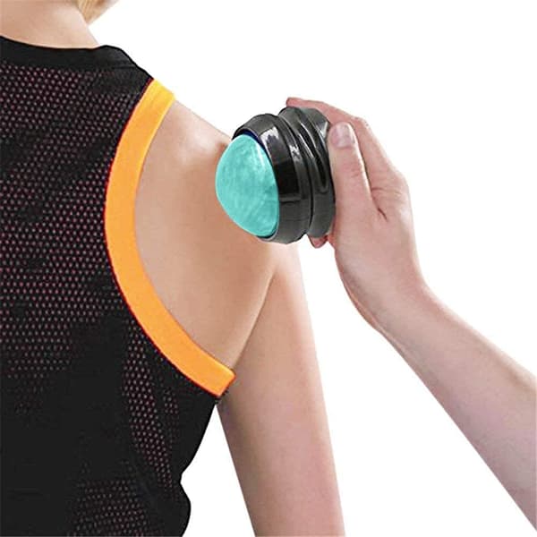2-pack Muskelmassage Roller Ball, Handhållet Terapiverktyg för Öm Kropp & Ledvärk. Green