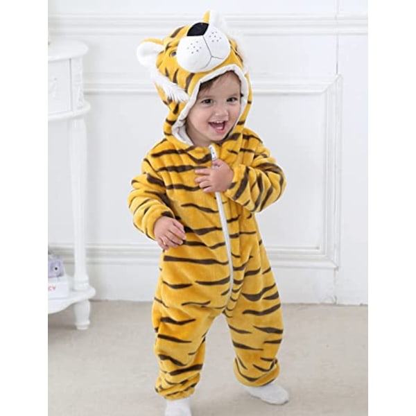 Söpöt vauvatytöt ja -pojat, eläimet, joulupuvut, halloween-puvut, vastasyntyneiden lasten talviset yhteiset pyjama, roolileikki (100）