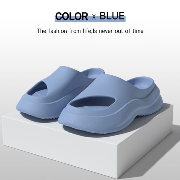 Unisex trädgårdsträskor Sandaler Tofflor-Blå(44/45 EU-storlek）