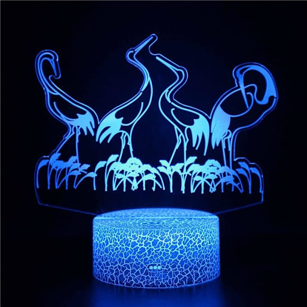 Dyr Natlys 16 Farver Skift Led 3D Illusion Fjernbetjening USB Lampe Gave Fødselsdag Gave til Dreng Pige Barn Børneværelse Soveværelse Dekoration
