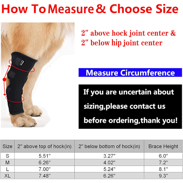 Erittäin tukeva koiran takajalan ja etujalan kinnernivelen kääre suojaa haavoja, kompressiotukiholkki hihnoilla paranemista varten ja estää vammoja
