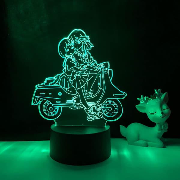 Kill La Kill LED nattlys for soverom dekor gave nattlys anime 3D lampe Kill La Kill