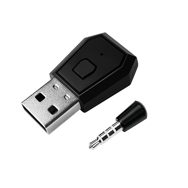 Trådløs adapter for PS4 Bluetooth, gamepad spillkontroller konsoll hodetelefon USB-dongle