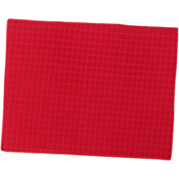 WJ Microfiber Handduk Snabbtorkande Handduk Disk Torkställ Tvättbar Disk Torkmatta Skärbräda Mikrofiber rengöringsduk Mikroduk Micro Handduk Tow red size 2