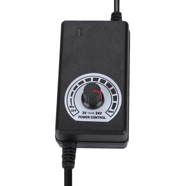 24W 3-24V Strømforsyningsladeradapter med LED-display Spenningsregulering-DC5.5*2.5mm